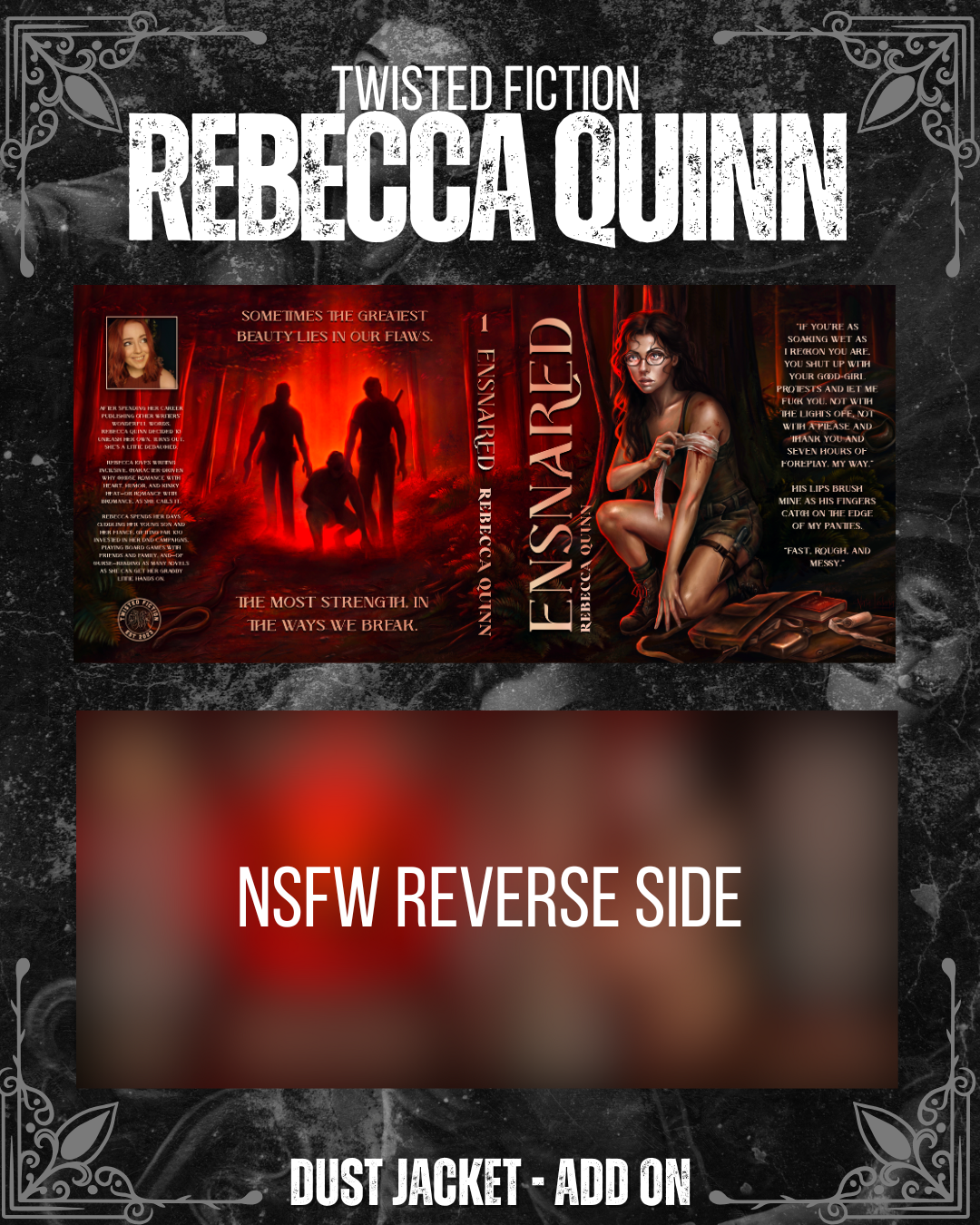 Reversible Dust Jackets - Rebecca Quinn – Twisted Fiction Book Box