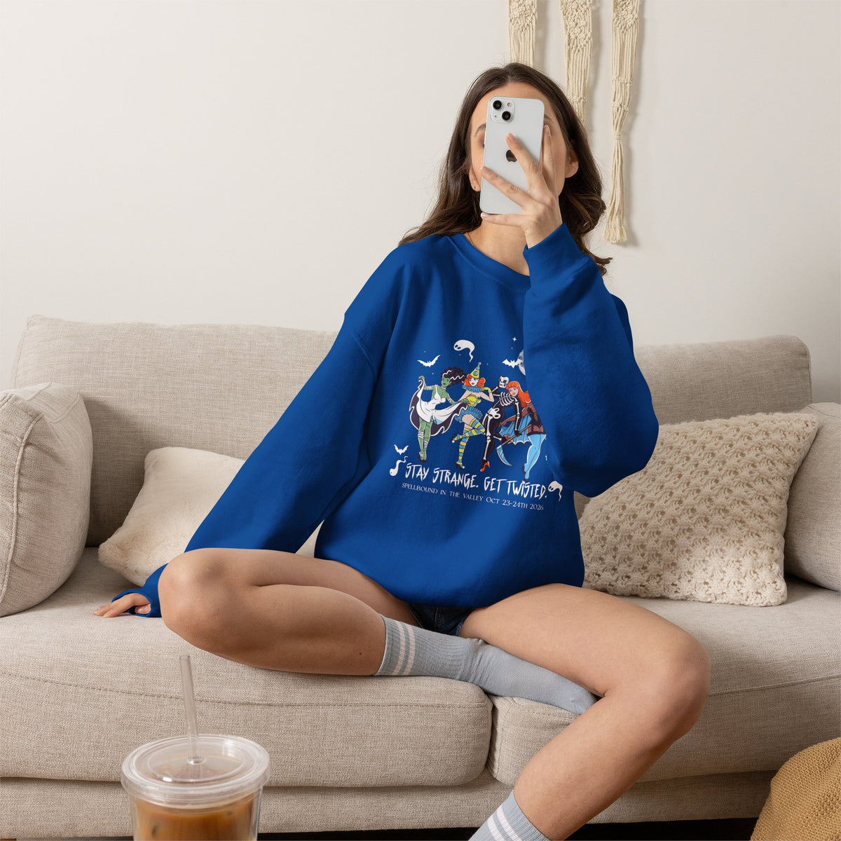 Spellbound in the Valley - White Exclusive Unisex Heavy Blend™ Crewneck Sweatshirt
