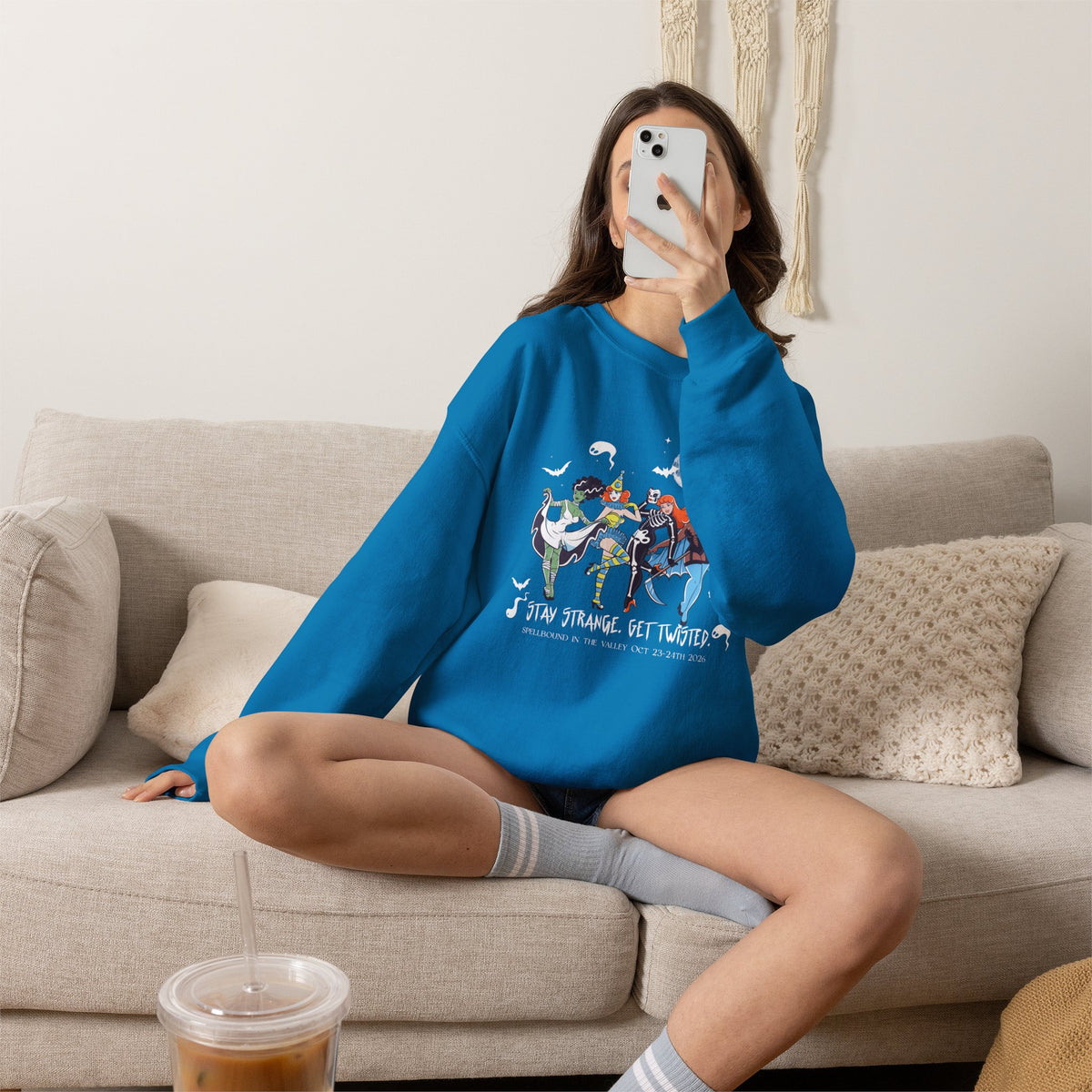 Spellbound in the Valley - White Exclusive Unisex Heavy Blend™ Crewneck Sweatshirt