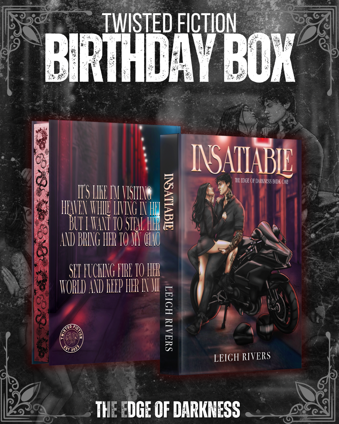 SIGNED: Birthday Box Year 2: The Edge Of Darkness Trilogy - Leigh Rivers