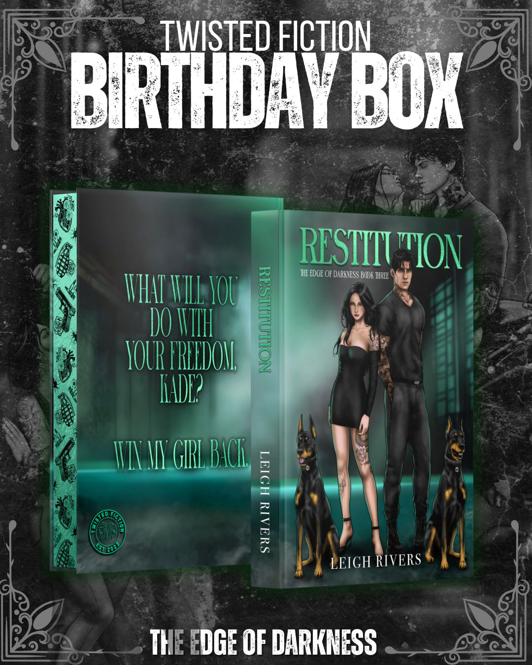 SIGNED: Birthday Box Year 2: The Edge Of Darkness Trilogy - Leigh Rivers