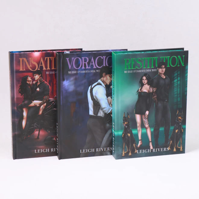 SIGNED: Birthday Box Year 2: The Edge Of Darkness Trilogy - Leigh Rivers